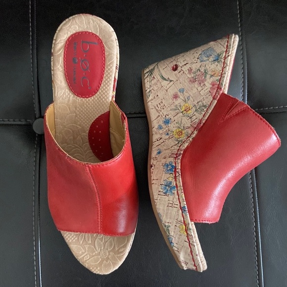 BOC Born Concern Flower Printed Wedges - Picture 2 of 16